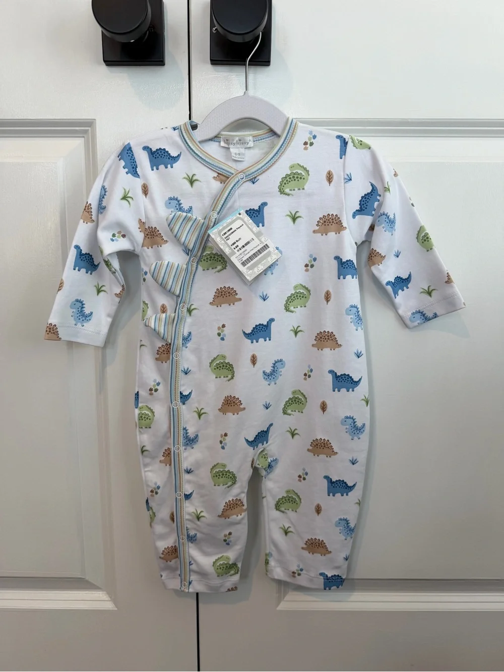 Kissy Kissy Dinosaur Domain Print Playsuit NWT Size 6-9 Months